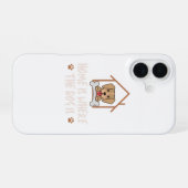 Coque iPhone 16 Home is the Dog is (Verso Horizontal)