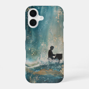 Coque iPhone 16 Homme au piano