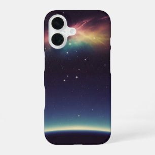 Coque iPhone 16 Horizon Cosmique Vintage