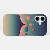 Coque iPhone 16 Horizon Cosmique Vintage (Verso Horizontal)