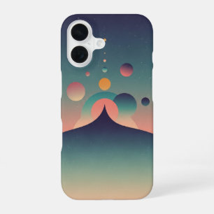 Coque iPhone 16 Horizon Cosmique Vintage