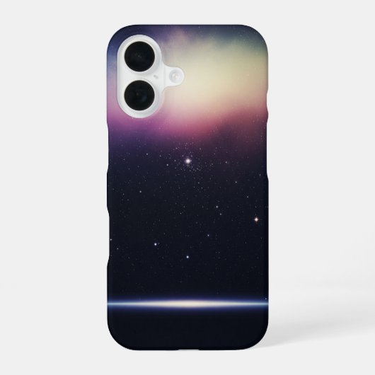 Coque iPhone 16 Horizon Cosmique Vintage (Verso)