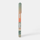Coque iPhone 16 Horizon de l'océan rétro (Côté droit)