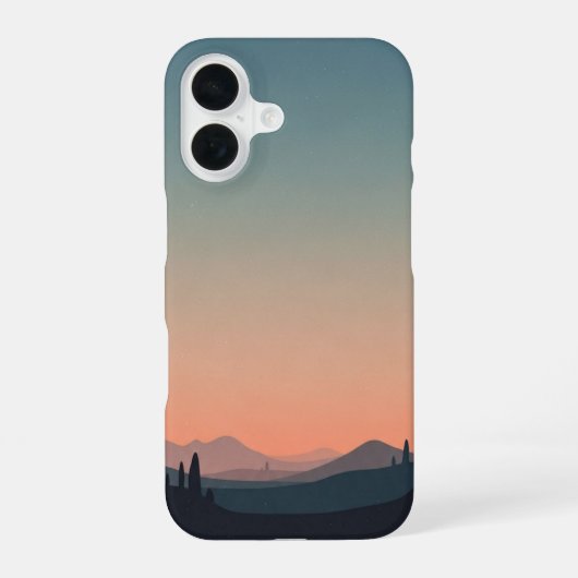 Coque iPhone 16 Horizon Douce Vintage (Verso)