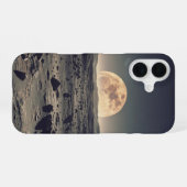 Coque iPhone 16 Horizon lunaire vintage (Verso Horizontal)