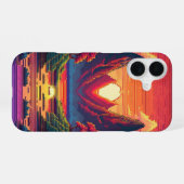 Coque iPhone 16 Horizon Pixel (Verso Horizontal)