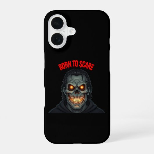 Coque iPhone 16 Horreur d'Halloween (Verso)