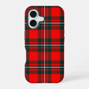 Coque iPhone 16 Housse de téléphone à carreaux Royal Stewart offic