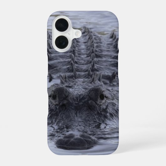 Coque iPhone 16 Hungry Gator sur coque d'iPhone 16 (Verso)