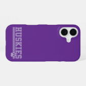 Coque iPhone 16 Huskies (Verso Horizontal)