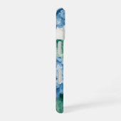 Coque iPhone 16 Hydrangea Blues Fleurs Aquarelle Botanique Florais (Côté droit)