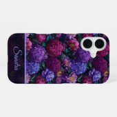Coque iPhone 16 Hydrangeas Cadeau Mère Audacieuse Nom (Verso Horizontal)