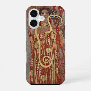Coque iPhone 16 Hygieia par Gustav Klimt, Art nouveau vintage