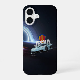 Coque iPhone 16 Hypercar dans le Vide – Supercar surréaliste et Tr