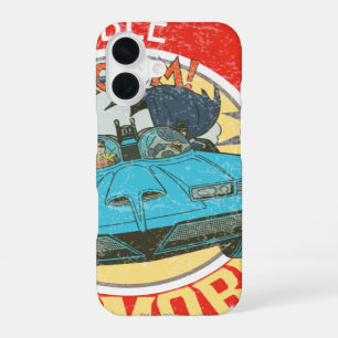 Coque iPhone 16 Icône Incroyable Batmobile