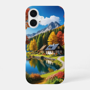 Coque iPhone 16 Idées de fond d'écran automnal esthétique et migno