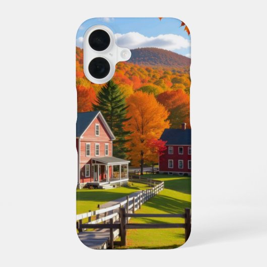 Coque iPhone 16 Idées de fond d'écran iPhone automne esthétique mi (Verso)