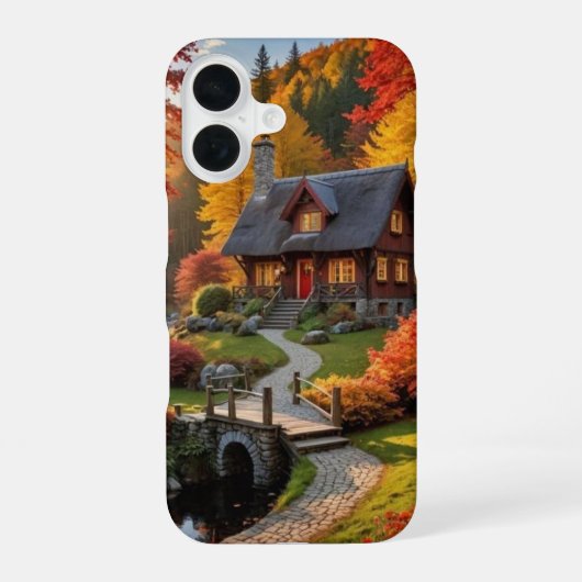 Coque iPhone 16 Idées de fond d'écran iPhone automne esthétique mi (Verso)