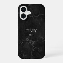Identity Tech Black Marble Phone Case Custom