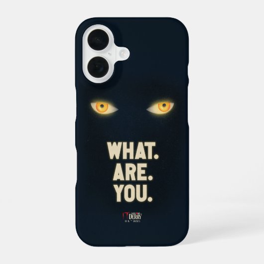 Coque iPhone 16 IL Joue Les Yeux "Quoi.Es.Vous." (Verso)