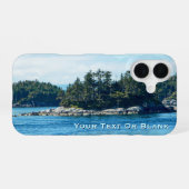 Coque iPhone 16 Île Salish (Verso Horizontal)