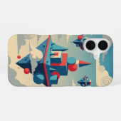Coque iPhone 16 Îles flottantes vintage (Verso Horizontal)
