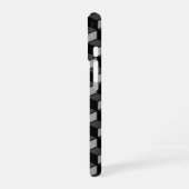 Coque iPhone 16 Illusion optique noire 3D (Côté gauche)