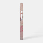 Coque iPhone 16 Illusion Rose Épanouie (Côté gauche)