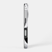 Coque iPhone 16 Illustration botanique noire et blanche Arrière in (Côté droit)