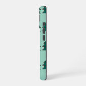 Coque iPhone 16 illustration d'arbre de Noël  (Côté gauche)