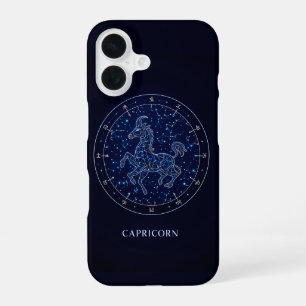 Coque iPhone 16 Illustration du signe du zodiaque Capricorne