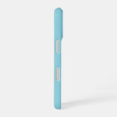 Coque iPhone 16 Illustration rétro customisée - Bébé bleu (Côté droit)