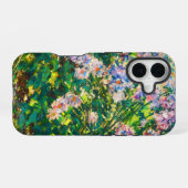 Coque iPhone 16 Illustration vintage de fleurs d'anémones (Verso Horizontal)