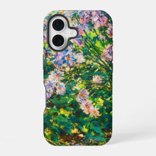 Coque iPhone 16 Illustration vintage de fleurs d'anémones