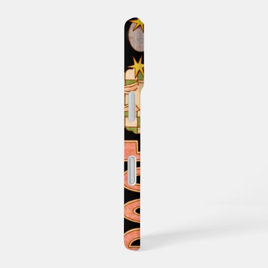 Coque iPhone 16 Illustrations de club de toit / chien (Côté droit)