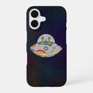 Coque iPhone 16 Ils viennent en paix OVNI