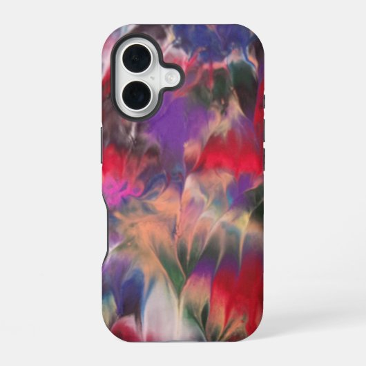 Coque iPhone 16 Imaginaire floral (Verso)