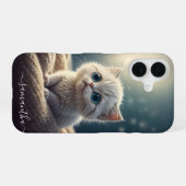 Coque iPhone 16 Imaginaire mignon bébé Kitty Chat Lover personnali (Verso Horizontal)