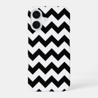 Impression Chevron partout en noir et blanc en Zig