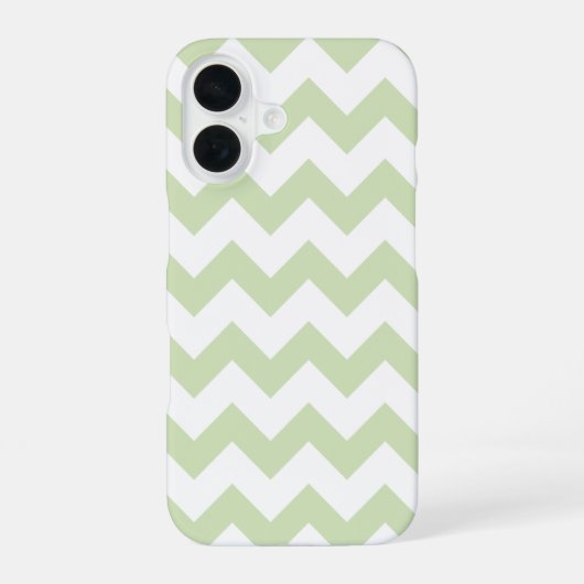 Coque iPhone 16 Impression Chevron sur toute la surface Blanc et V (Verso)