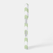 Coque iPhone 16 Impression Chevron sur toute la surface Blanc et V (Côté droit)