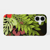 Coque iPhone 16 Impression d'art de fleur d'Hawaii Aloha (Verso Horizontal)