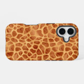 Coque iPhone 16 Impression de girafe à l'aquarelle (Verso Horizontal)
