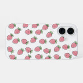 Coque iPhone 16 Impression Fraise Sucrée (Verso Horizontal)