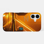 Coque iPhone 16 Intérieur de station spatiale futuriste (Verso Horizontal)