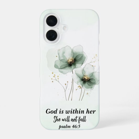 Coque iPhone 16 Iphone 16 case, Biblical phrase (Verso)
