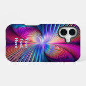 Coque iPhone 16 Iridescence structurelle (Verso Horizontal)