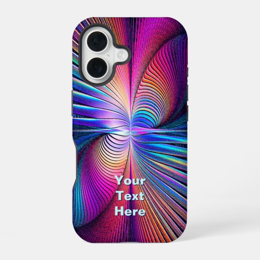 Coque iPhone 16 Iridescence structurelle (Verso)