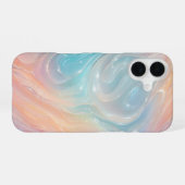 Coque iPhone 16 Iridescent Mermaid Waves Phone Case (Verso Horizontal)