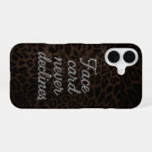 Coque iPhone 16 It-Girl Style Guépard (Verso Horizontal)